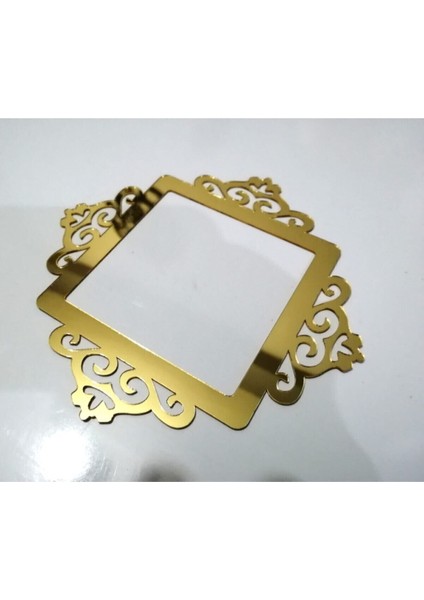 Altın Renkli Dekoratif Priz Kenarı Süsü, Şık ve Zarif Tasarım