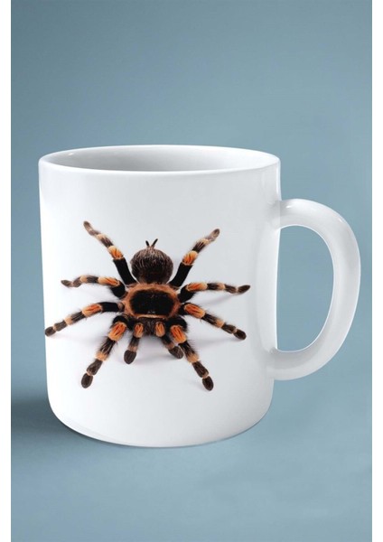 Örümcek Baskılı Kupa Bardak Çift Taraflı Kişiye Özel Model 2