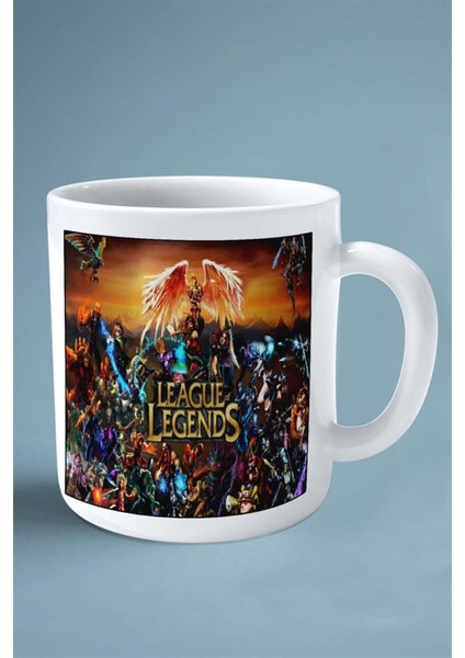 League Of Legends Oyun Baskılı Kupa Bardak Çift Taraflı Baskı Kişiye Özel Model 19