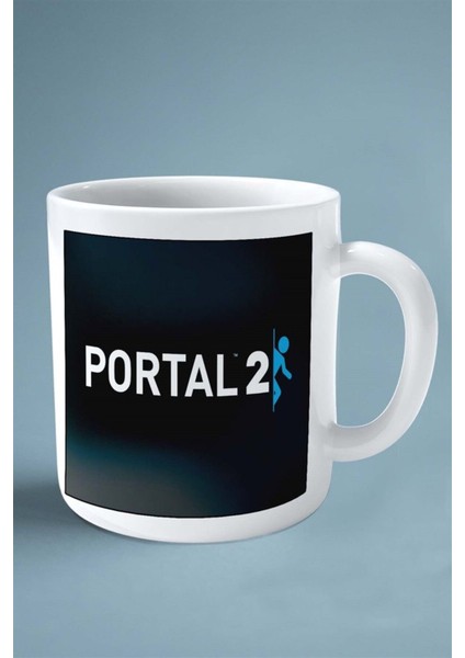 Portal Oyun Baskılı Kupa Bardak Çift Taraflı Kişiye Özel Model 5