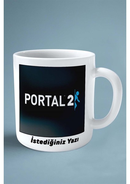 Portal Oyun Baskılı Kupa Bardak Çift Taraflı Kişiye Özel Model 5 fiyatları