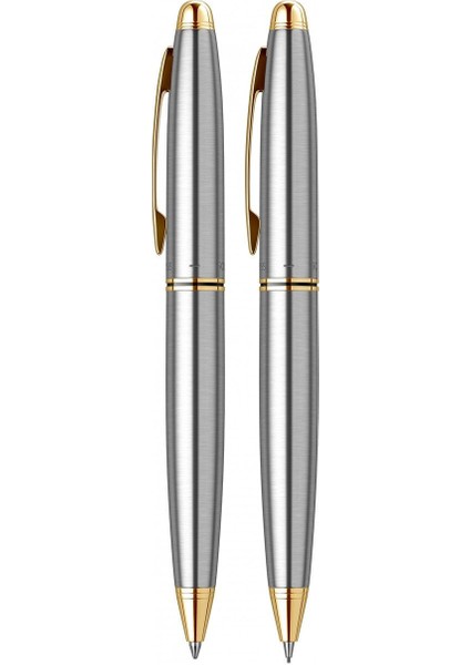 & WizDesign 88 Tükenmezkalem + Versatil Ikili Set Gold Krom ( Ömür Boyu Garantili - Lüks Kutulu - İsme Özel Tasarım ) fırsatları