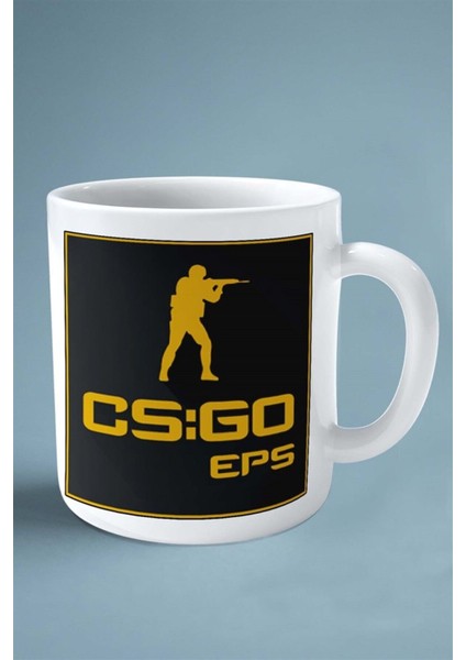Counter Strike Cs 2 Csgo Oyun Baskılı Kupa Bardak Çift Taraflı Kişiye Özel Model 30