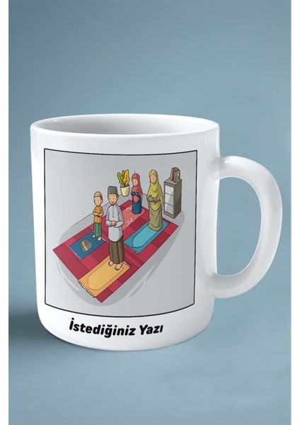 Namaz Secde Islamiyet Baskılı Kupa Bardak Çift Taraflı Baskı Kişiye Özel Model 19 fiyatları