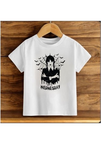Wednesday - Oversize Kiz Çocuk Tshirt