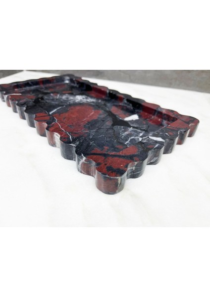 Doğal Siyah Mermer Tepsi, Banyo ve Sunum Için Şık ve Zarif Tasarım modelleri