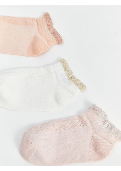Yeni Sezon Basic Kiz Bebek Patik Corap 3'lu - S58635Z1 fiyatları
