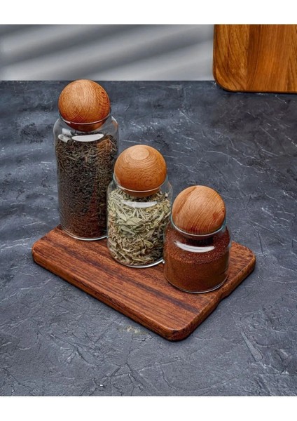 3'lü Ahşap Top Mantar Kapaklı Cam Kavanoz Seti, Saklama ve Sunum Için Şık Tasarım indirimleri