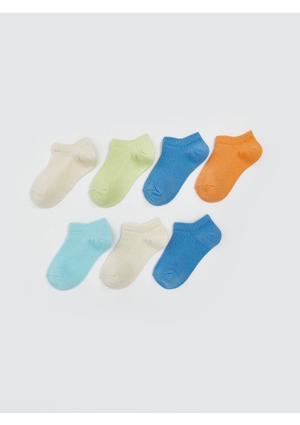 Yeni Sezon Basic Erkek Bebek Patik Corap 7'li - S5O329Z1