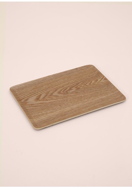 Ahşap Kaydırmaz Tepsi 36X28 Cm, Kahverengi, Şık ve Kullanışlı. fırsatları