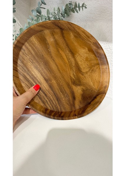 Kahverengi Ahşap Tepsi 30 Cm, Şık ve Doğal Sunum Için Ideal Seçim modelleri