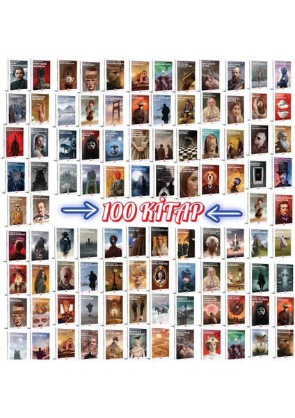 Herkesin Okuması Gereken 100 Kitaplık Dünya Klasikleri Seti (Özenle Seçilmiş Muhteşem Set)