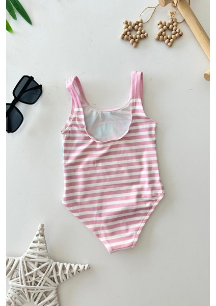 Pw Ptrl Baskılı Kız Çocuk Mayo bikini - Pembe fiyatları
