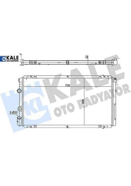 Radyatör Su Master Ii Movano Interstar 1.9/2.5dci-Dti 2.8dti 98=> (Mt) (Ac/nac) [brazing