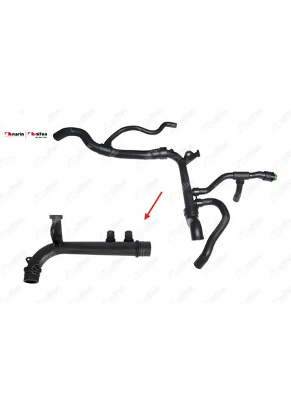 Radyatör Alt Hortumu Vectra B 1.6 Nifea 90530253/ 1336127 Vauxhall, Opel 21165