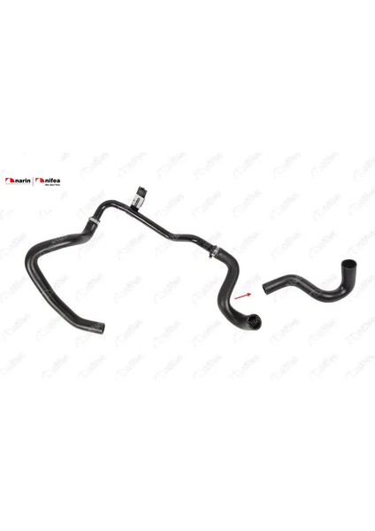 Radyatör Çikiş Hortumu Metal Boru Hariç Nemo-Bipper 1.4 Hdi Nifea 1343.KQ Peugeot, Cıtroen 17717
