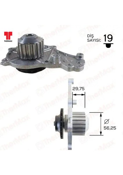 Devirdaim Pompasi 206-207-307-308-3008-407-508-EXPERT Iii-Partner B9 1.6HDI/DV6TED