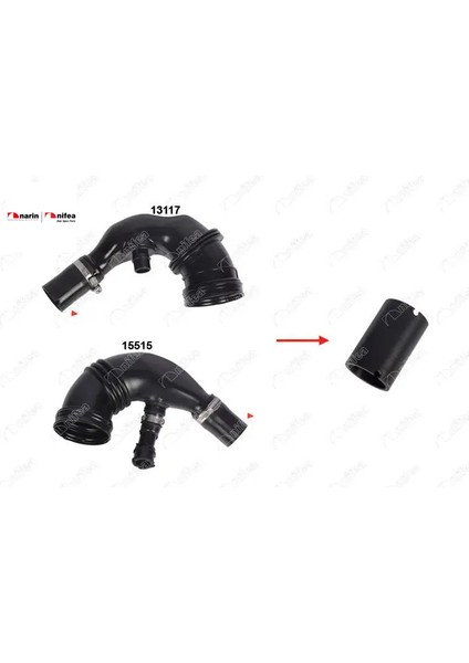 Turbo Borusu Hortumu FIORINO-LINEA-500-GRANDE Punto-Nemo-Bipper 1.3hdi/jtd. Nifea 51897150/ 51874459/ 51879778/ Ram, Vauxhall, Opel, Lancıa, Peugeot, Fıat, Alfa Romeo, Cıtroen 15531