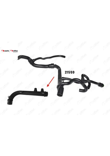 Radyatör Bağlanti Borusu Vectra B 1.6/1336120 / Gm