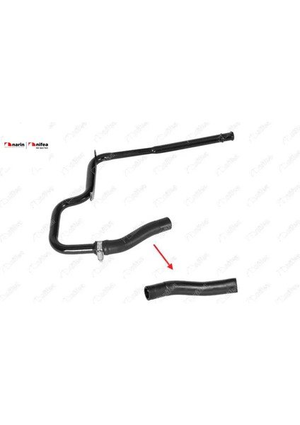 Kalorifer Hortumu Metal Boru Hariç Focus I-Tourneo Connect- Transit Connect 1.8 Tdci