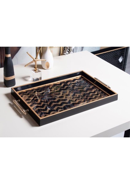 Renkli Nişan Yüzük ve Çeyizlik Tepsi Takımı, Şık ve Zarif Tasarım