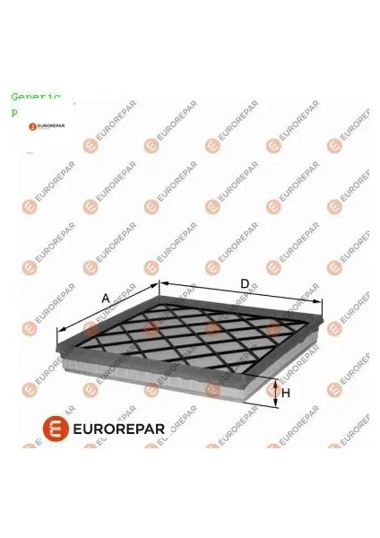 Erp Hava Filtresi Sungerli A13DTE A14XER A16LET B16DTH Astra J