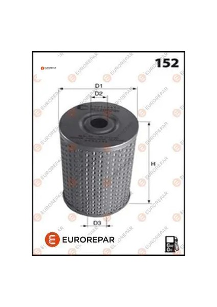 Erp Mazot Filtresi 305-405 Eurorepar E148001/ 1906.02 E148103