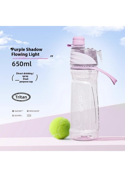 Spor Sprey Kupa Büyük Kapasiteli Öğrenci Düşürmez Kullanışlı Plastik Bardaklar (Yurt Dışından)