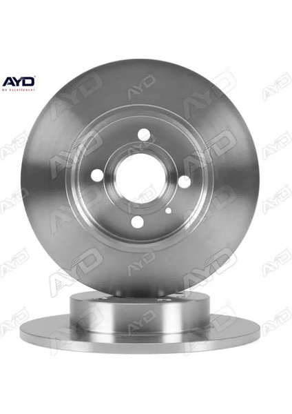 Fren Disk Aynasi Arka 264MM Soğutmasiz Astra H-Combo C-Meriva A 01->