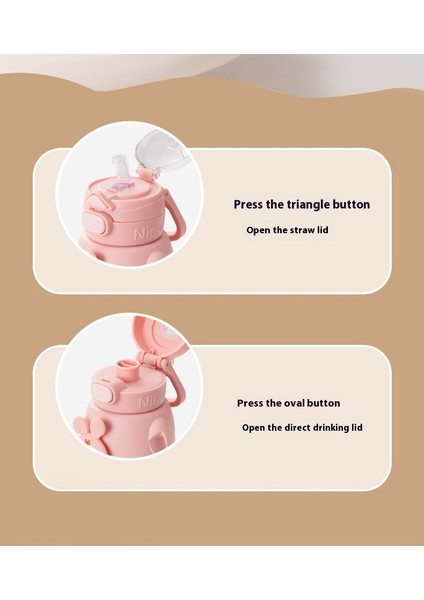 Yalıtımlı Dak Büyük Kapasiteli Öğrenci Pipetli Dak Çift Içme Dağı (Yurt Dışından) modelleri