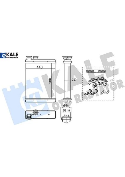 Kalorifer Radyatörü 308 Ii 13> Kale Radyatör 1610530280 355235