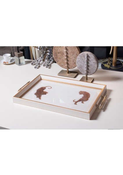 Çok Renkli Nişan Yüzük ve Çeyizlik Tepsi Seti, Şık ve Zarif Tasarım