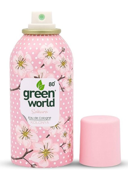 3'lü Aerosol Sprey Kolonya Sakura 3X150 ml modelleri