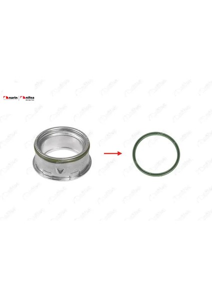 Turbo Hortum Contasi 53,95 mm A1 Nifea 3C0145117D Bmw, Audı, Seat, Skoda, Volkswagen 27249