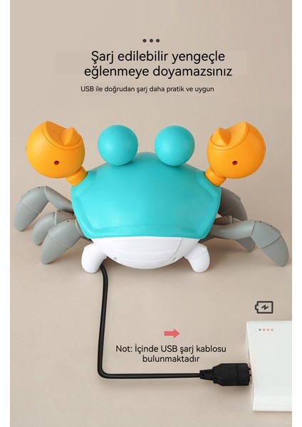 Elektrikli Otomatik Indüksiyon Kaçış Yengeç Eğitici Oyuncak (Yurt Dışından) fiyatları