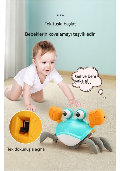 Elektrikli Otomatik Indüksiyon Kaçış Yengeç Eğitici Oyuncak (Yurt Dışından) fırsatları