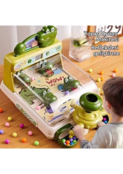 Timsah Pinball Oyun Makinesi Eğitici Oyuncaklar Oynuyor (Yurt Dışından) indirimleri