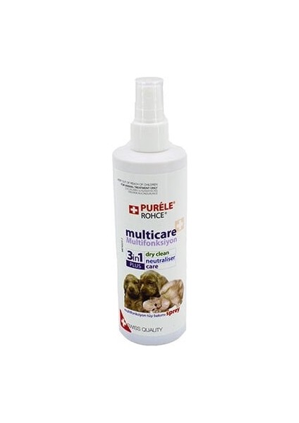 Kedi ve Köpek Kuru Yıkama Tüy Bakım Spreyi 250 ml