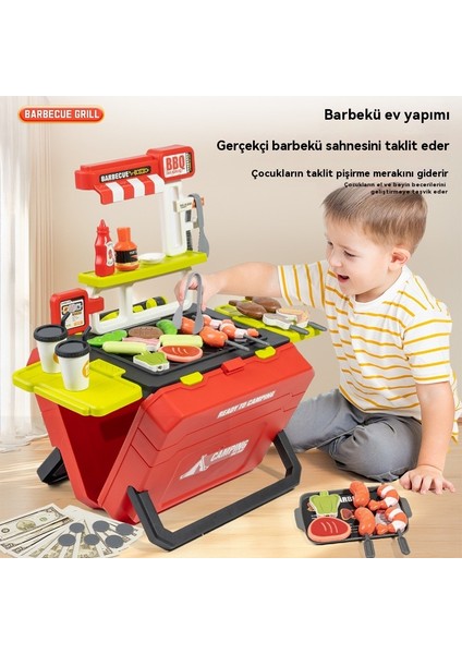 Izgara Kombinasyonu Bavul Dizisi Müzik Mutfak Oyuncak Masası (Yurt Dışından) modelleri