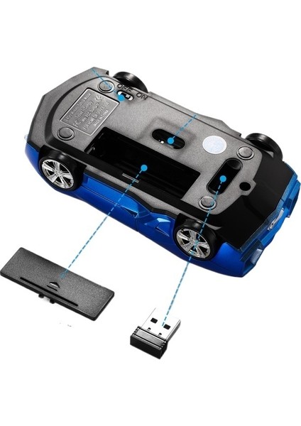 Yaratıcı Araba Kablosuz Faresi Lamborghini Model Araba Faresi Spor Araba Model Faresi Kablosuz Fare (Yurt Dışından)