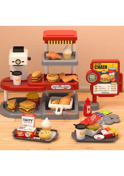 Fast Food Patates Kızartması Hamburger Oyuncak Ev (Yurt Dışından) fırsatları
