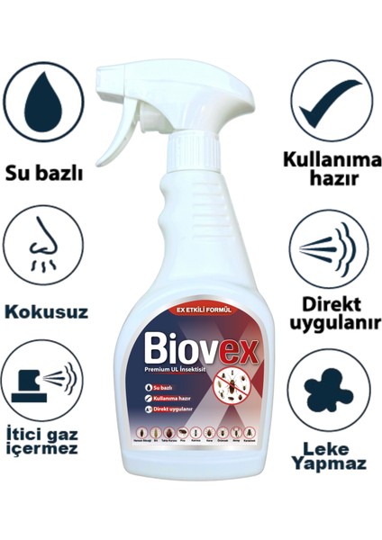 Premium Ul Haşere Ilacı Hamam Böceği, Tahta Kurusu, Karınca, Kene, Karasinek, Akrep, Bit, Pire, Örümcek 500 ml fiyatları