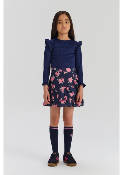 Bg Store Kız Çocuk Desenli Etek