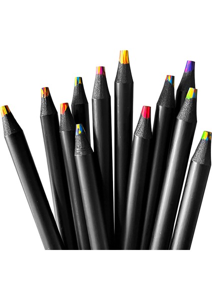 12 Renk Kurşun Çocuk Gökkuşağı Kalem Öğrenci Boyama (Yurt Dışından) indirimleri