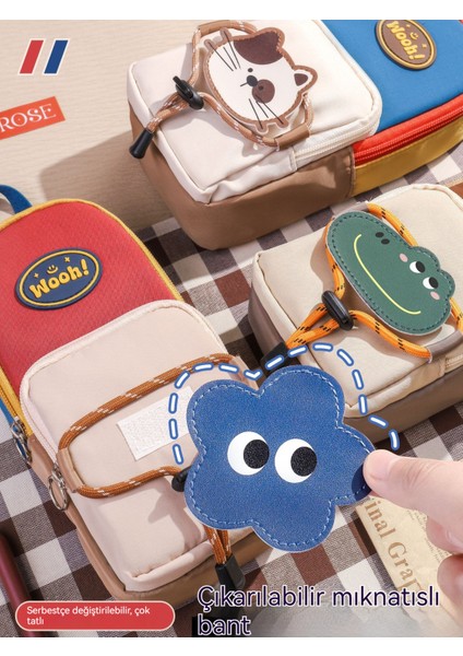 Retro Küçük Okul Çantası Renkli Kalem Çantası (Yurt Dışından) modelleri