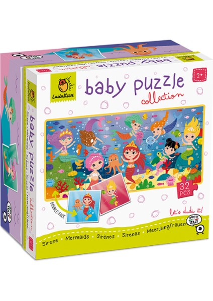 Bebekler İçin Puzzle Deniz Kızları