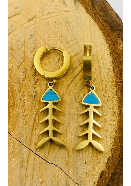 Gold Renk Figürlü Çelik Küpe fiyatları