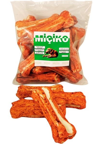 Barbekülü Ödül ve Çiğneme Kemiği 7,5cm 15LI Paket