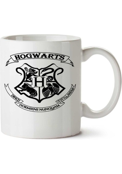 Hp Hogwarts 4 Iki Tarafı Baskılı Kupa Bardak