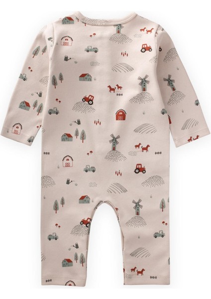 Baskılı Tulum 0-3 Yaş Bej fiyatları